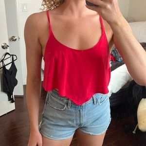 Victoria secret red tank top size M